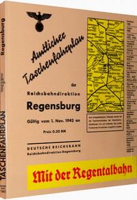 Amtlicher Taschenfahrplan der Reichsbahndirektion Regensburg - Jahresfahrplan 19