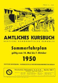 Kursbuch der Deutschen Reichsbahn. Sommerfahrplan 1950