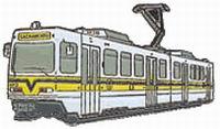Anstecknadel Straßenbahn Sacramento