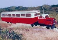 Borgward Leichttriebwagen Nr. 4 der Inselbahn Sylt, Werbung "NIVEA" (1:120)