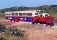 Borgward Leichttriebwagen Nr. 4 der Inselbahn Sylt, Werbung "NIVEA" (1:160)