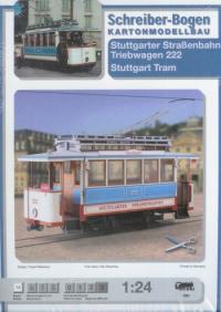 Stuttgarter Straßenbahn. Triebwagen 222 (1:24)